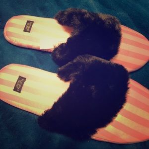 Victoria’s Secret Satin Slippers